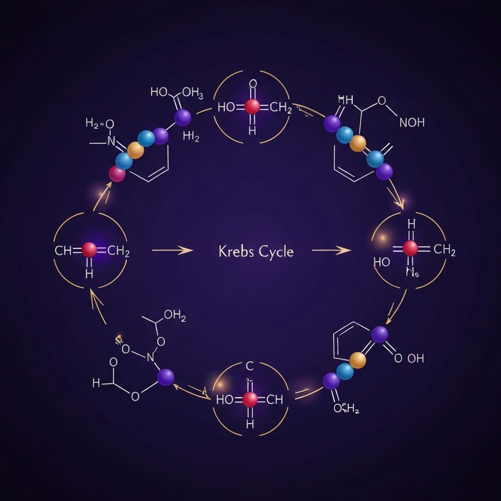 Citric acid cycle metabolic diagram